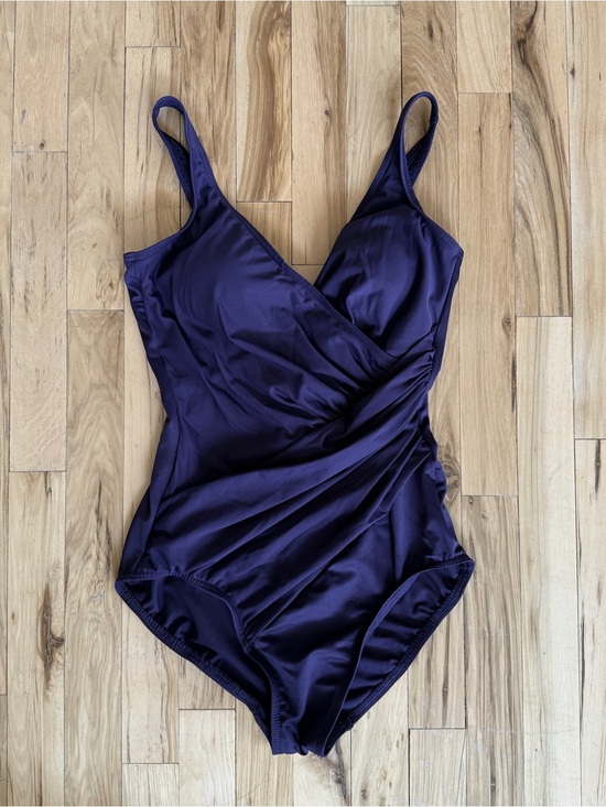 Miraclesuit Other - MIRACLESUIT DARKER PURPLE ONE PIECE SWIMSUIT SZ 10 EXCELLENT